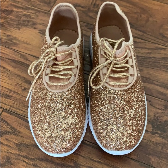 roxy rose glitter shoes